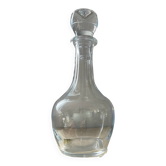 Vintage crystal whiskey decanter