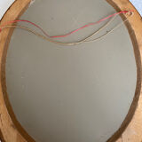 Louis XVI style oval knot mirror