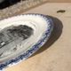 Talking plate "En voyage" n•XII - faience factory Choisy le roi