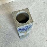 Ceramic vase, salt stoneware, Jean Claude Monange