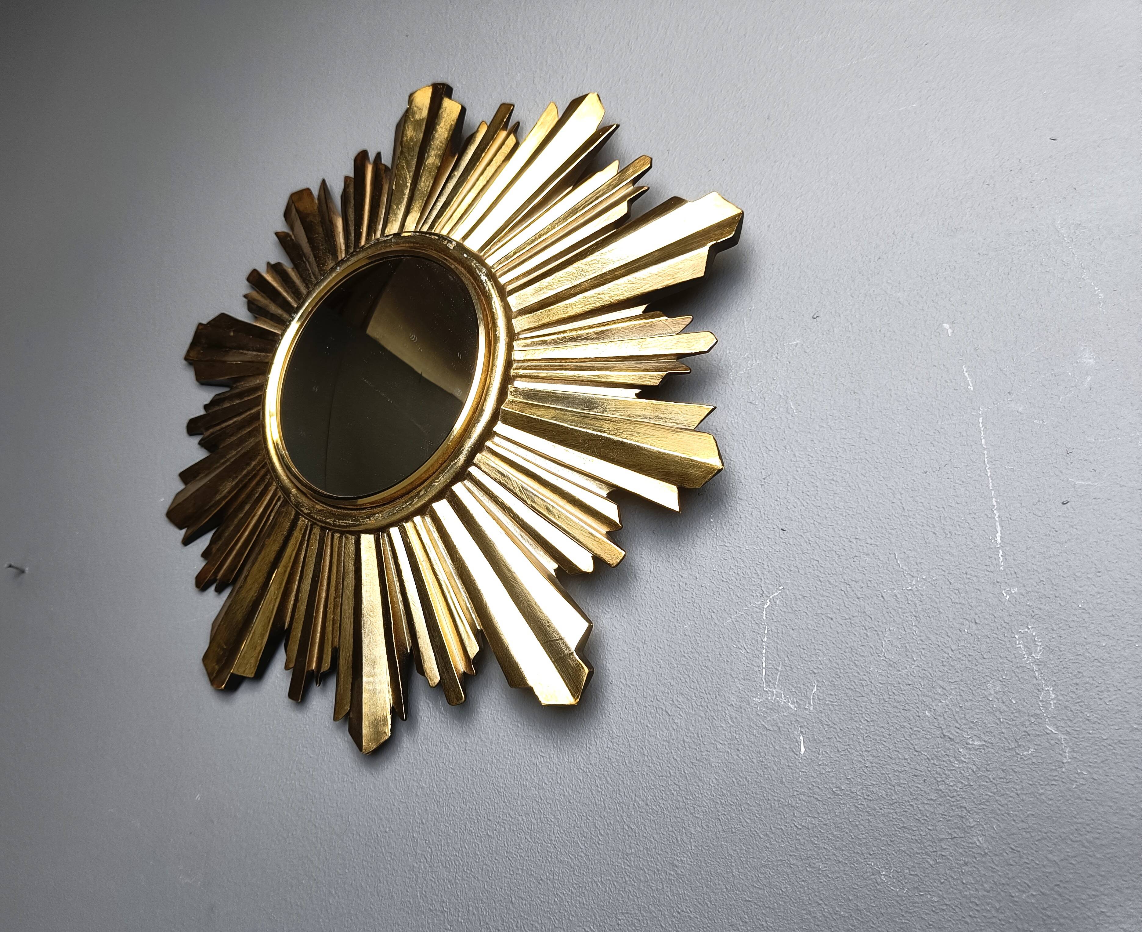 VIntage sunburst mirror, 1960s