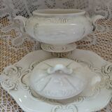 Antique porcelain soup tureen from Naples