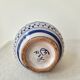 Vintage ceramic pitcher/vase hand-painted with floral decoration.