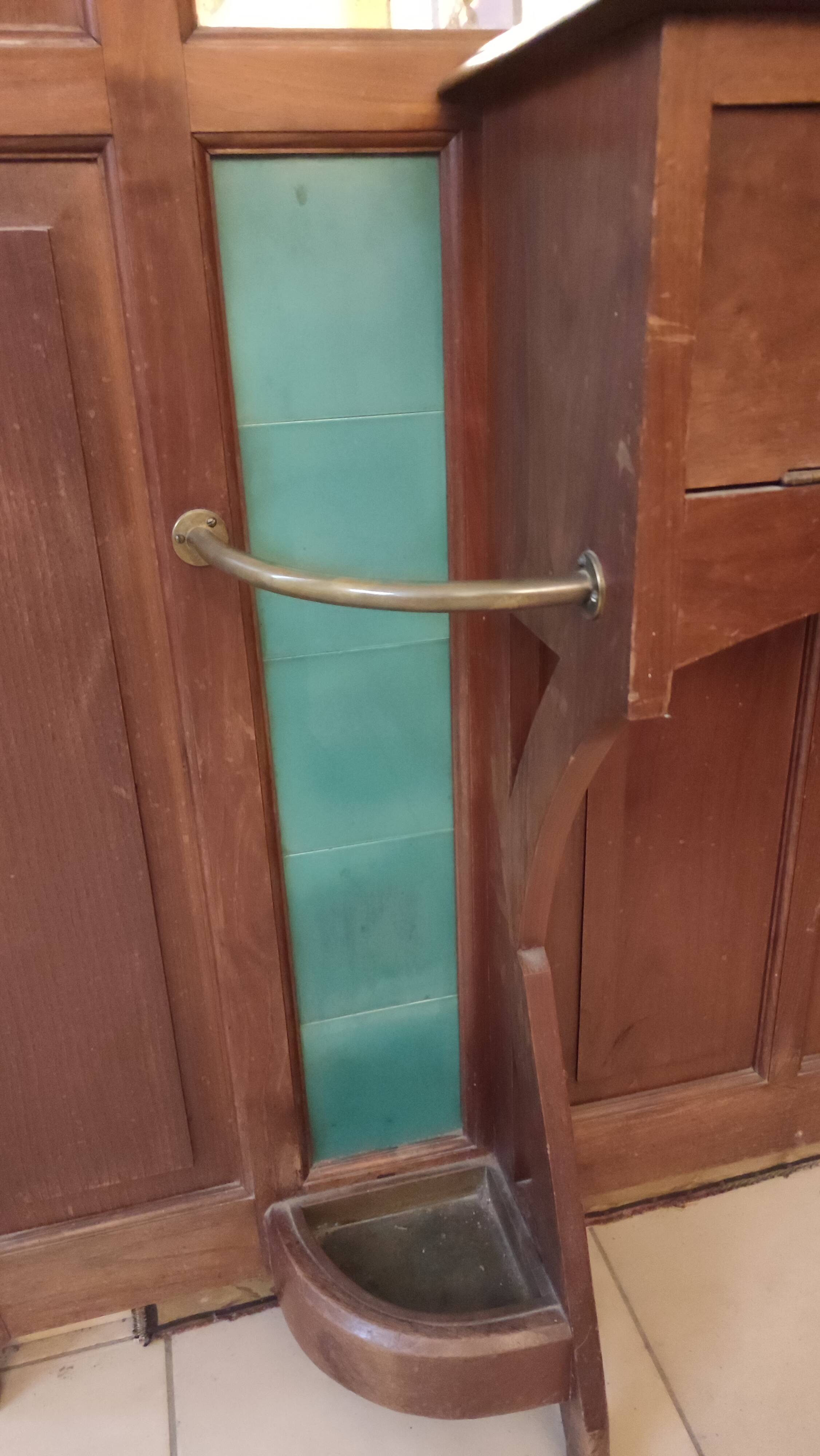 Large Art Deco coat rack