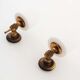 Pair of 1950’s solid brass ‘torch holding hand’ wall sconces by maison arlus
