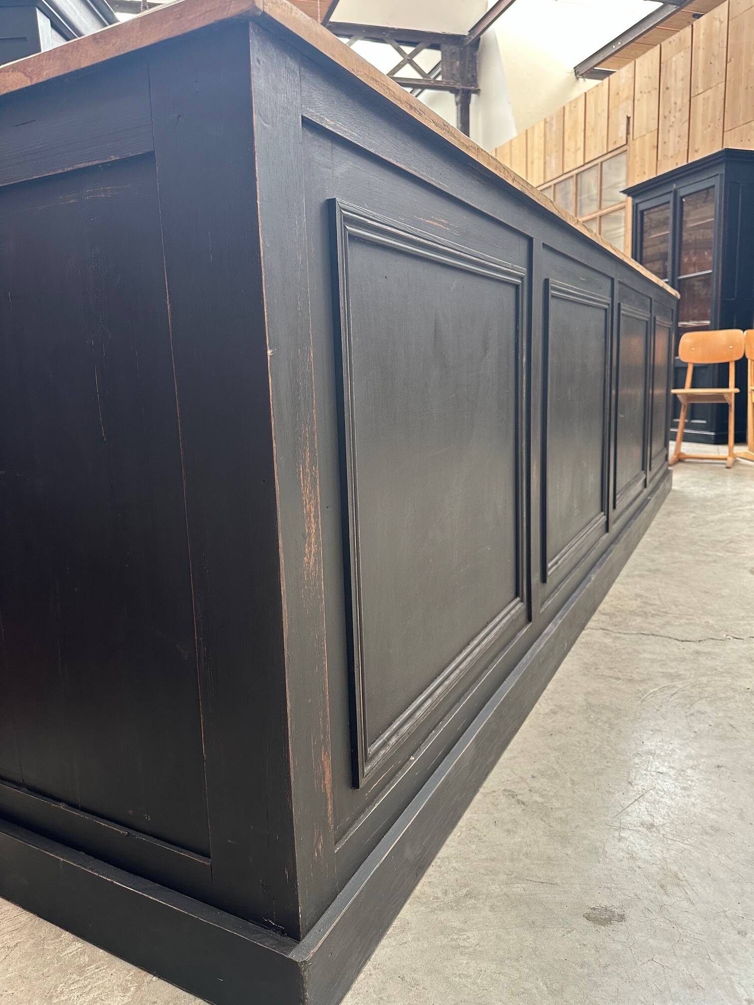 Large Mid-20th Century Store Counter