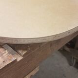 Table basse rotin ronde