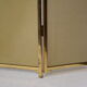 Vintage brass chimney firewall