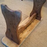 Pair of benches rustic early twentieth