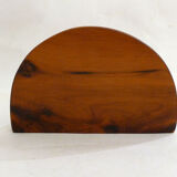 Wooden semicircle letter holder