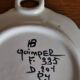 Old Breton ceramic plaque to hang in Quimper faience.