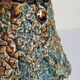 Paire de bougeoirs en céramique de la Vanoise écume miel vintages