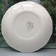 Lots of 6 flat plates model embrun, with floral motifs. Stamped Salins France