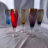 5 champagne flutes