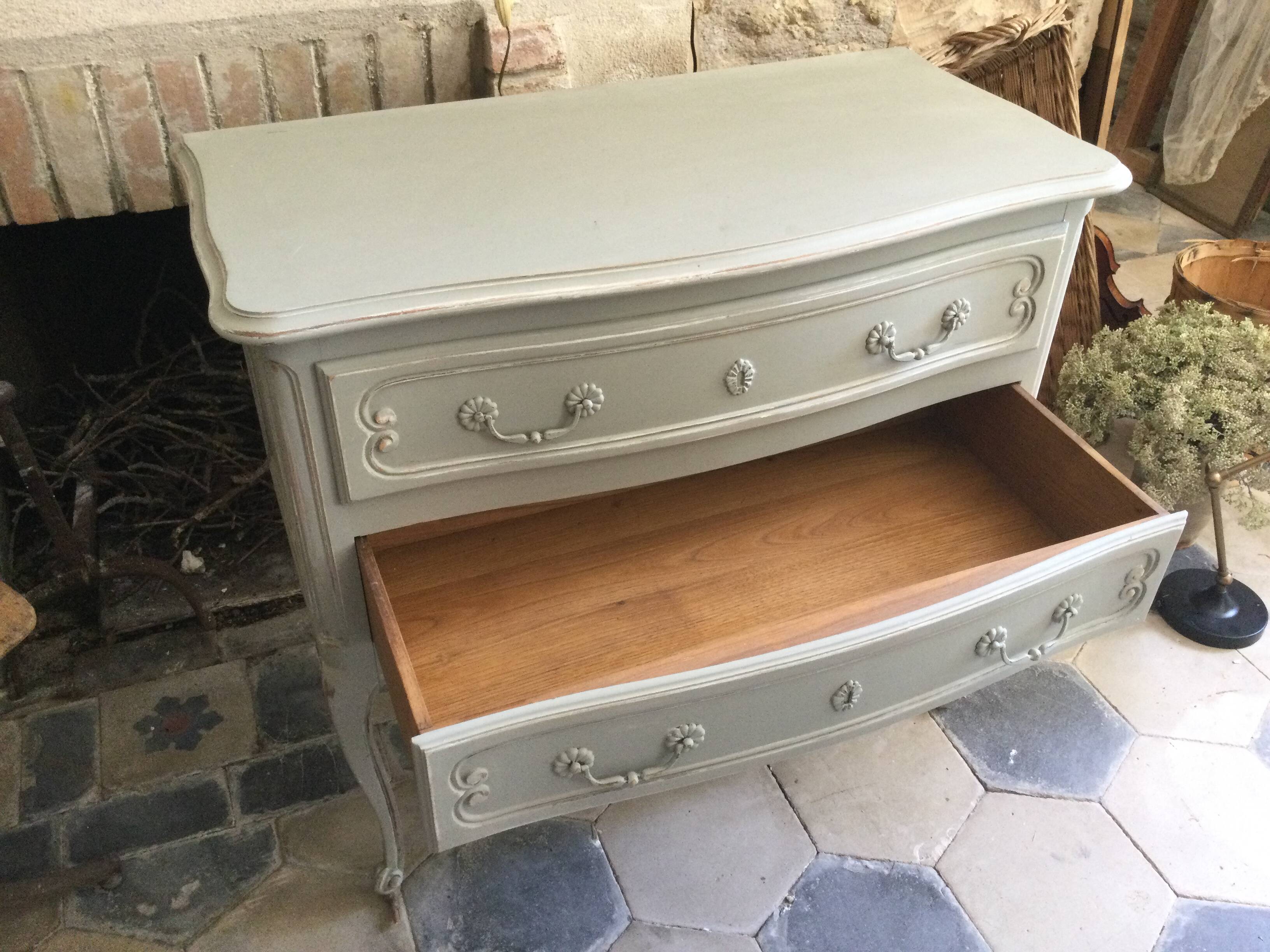 Antique patinated chest of drawers