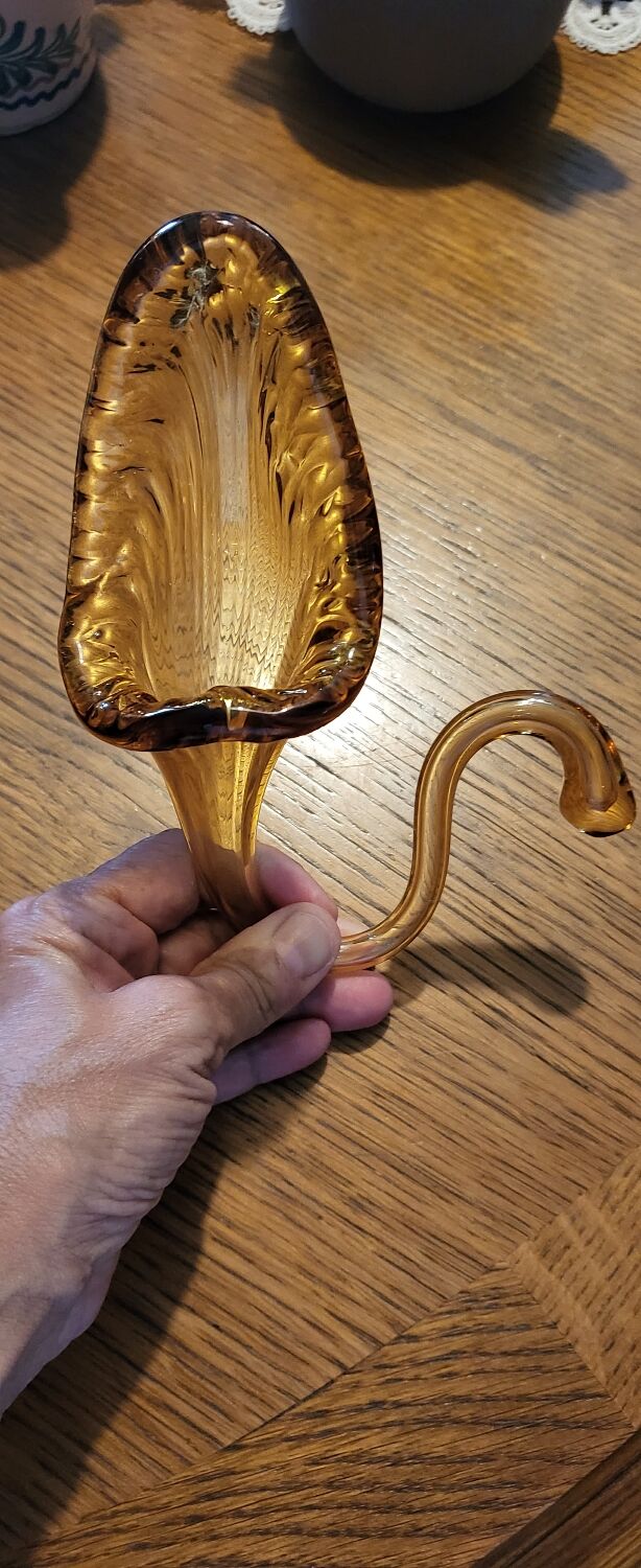 Blown glass vase