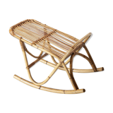 Rattan foot rest