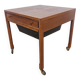 Sewing,Teak, Mid-Century Modern table, Denmark, 1950s/60s.