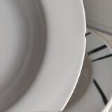 Fine porcelain soup plates