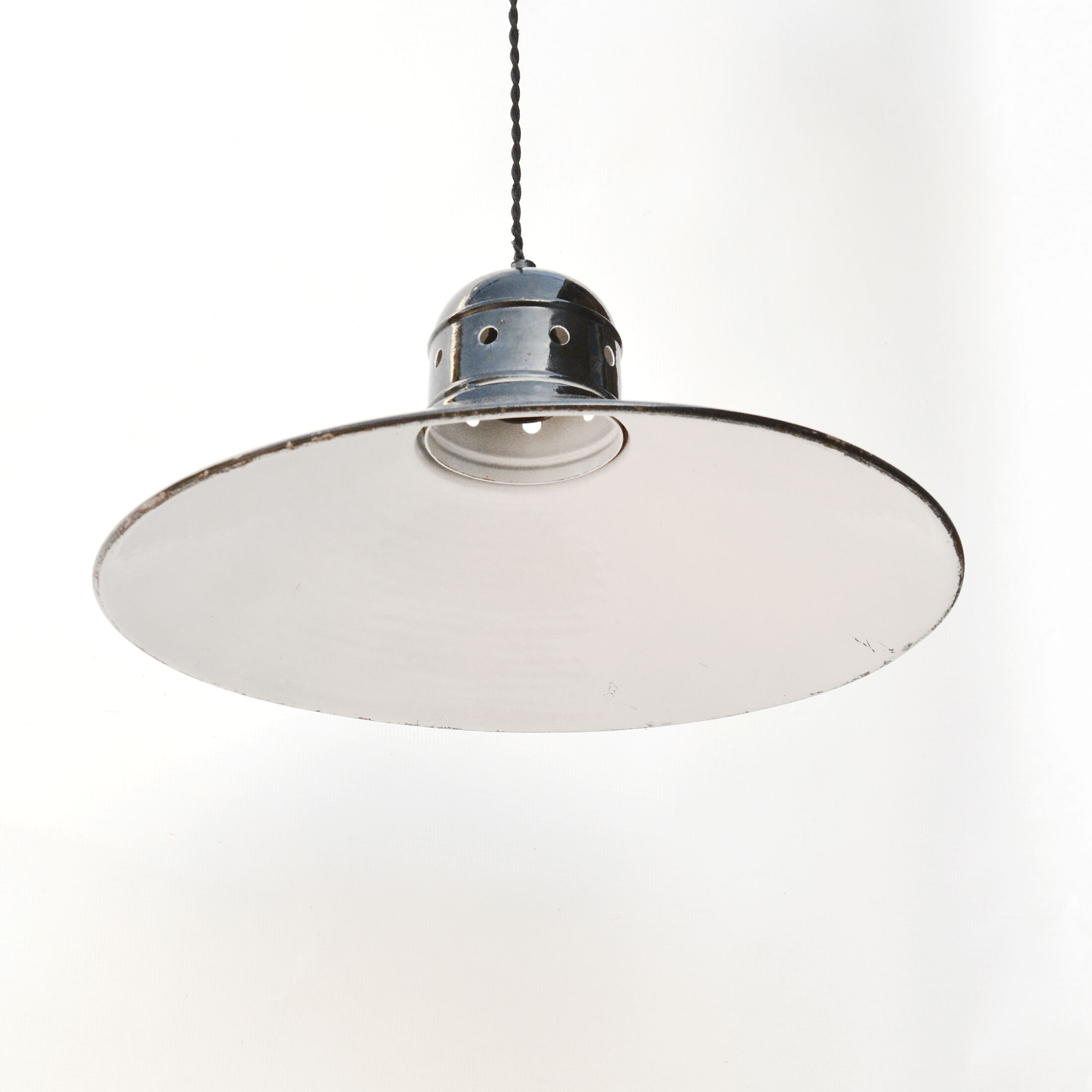 Industrial pendant lamp, Storch Leuchten, Germany, 1960s