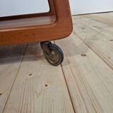 Mid-century modern teak bar trolley, 1960s