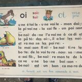 Vintage school poster