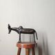 Handcrafted animal sculpture African art Burkina Faso
