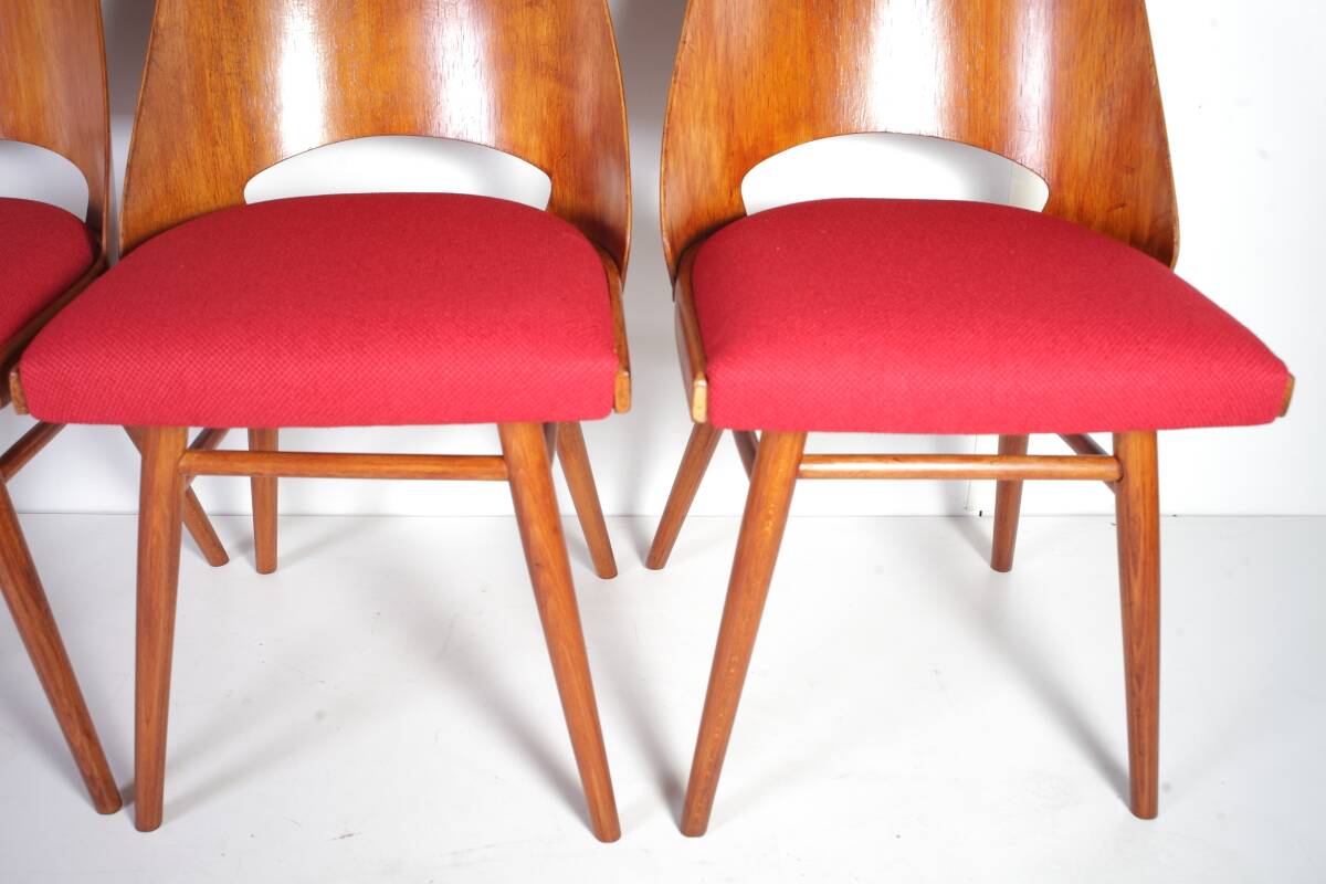 Dining Chairs by Oswald Heardtl for TON, set of 4