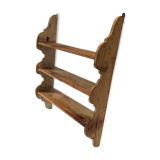 Patinated wooden shelf