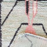 Mint Green Runner Rug - 295 x 82 cm