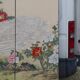 3 sliding panels printed on paper