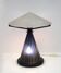 Post Modern Italian Murano Glass Mushroom Table Lamp, 1980s