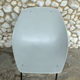 Pierre Guariche grey shell chair for Meurop 1950s-60s