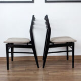 Lot de 4 chaises vintage des années 60