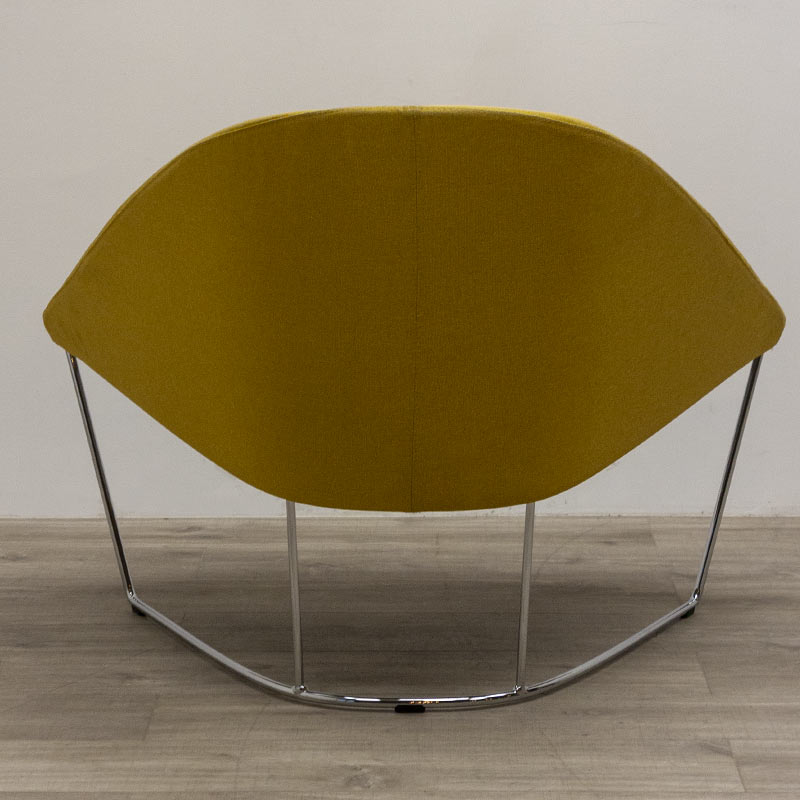 Fauteuil colina m arper jaune