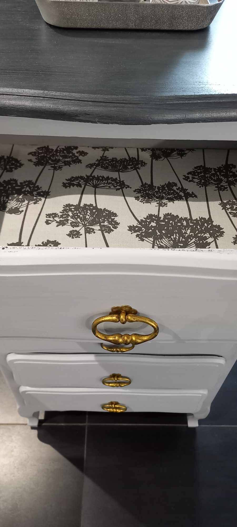 Vintage chiffonier revamped