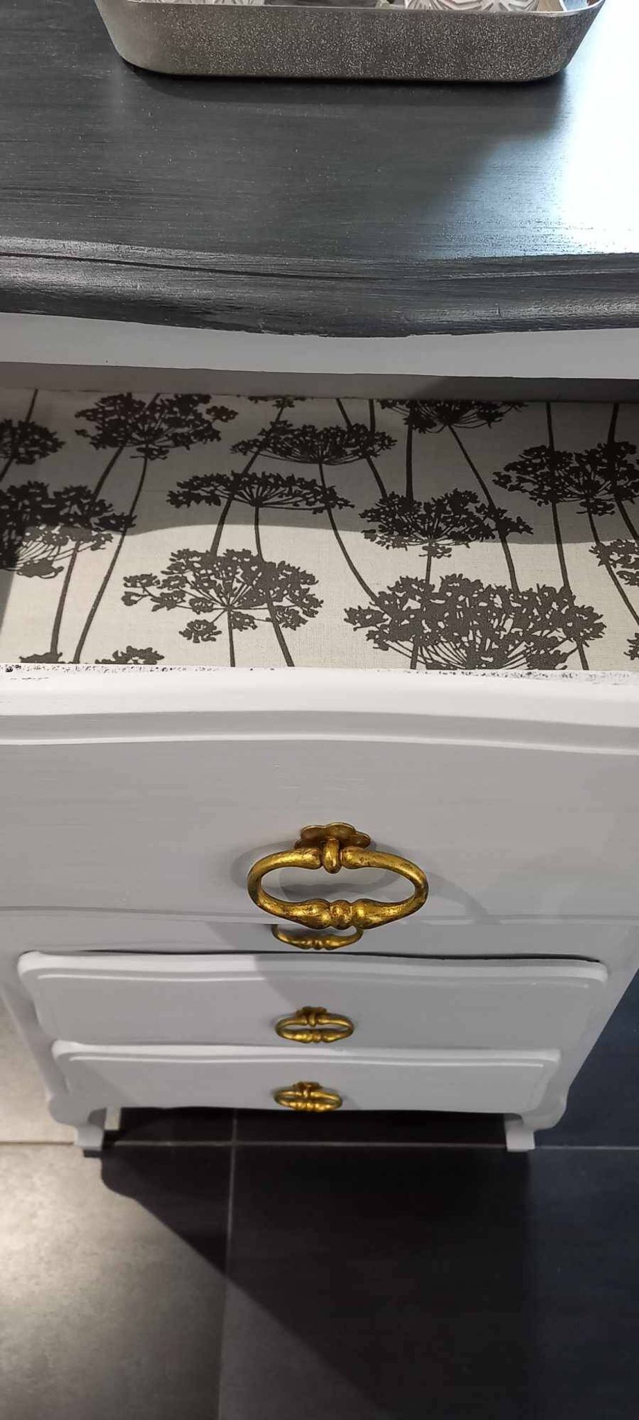 Vintage chiffonier revamped