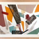 Original and unique hand-painted abstract painting