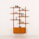 Scandinavian mid-century teak wall unit, 1970s