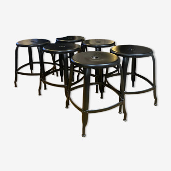 Industrial stools Nicolle Delamaison