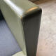 2-seater sofa and 2 armchairs set Pfister for Knoll khaki leather