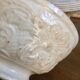 Beige bowl flower pattern