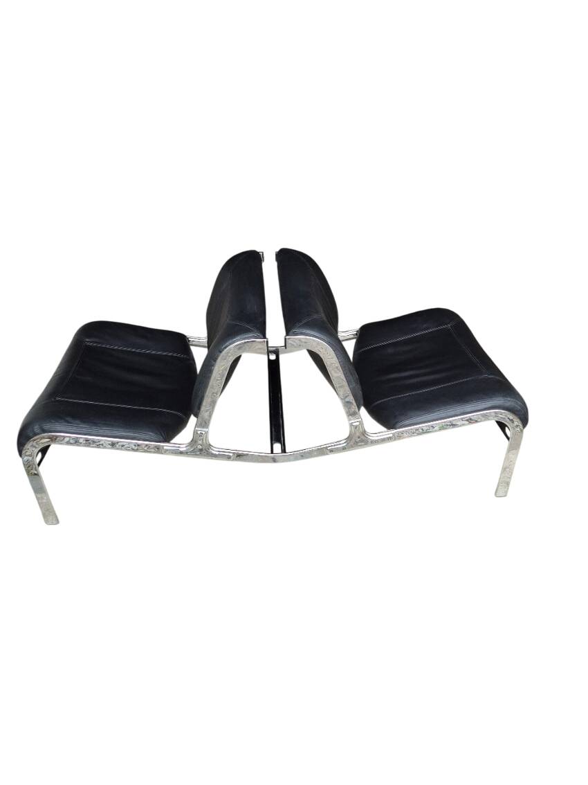 Back-to-back armchair model Whist by Olivier Mourgue 1964