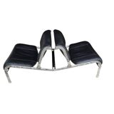 Back-to-back armchair model Whist by Olivier Mourgue 1964