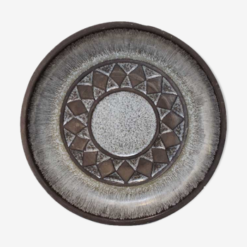 Scandinavian ceramic dish, 1970