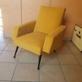 Wine armchair 60s fully restored