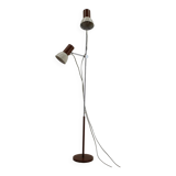 1970s chrome & metal adjustable floor lamp, czechoslovakia