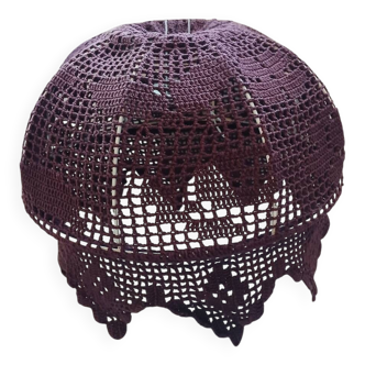 Abat-jour/ suspension en crochet fait main