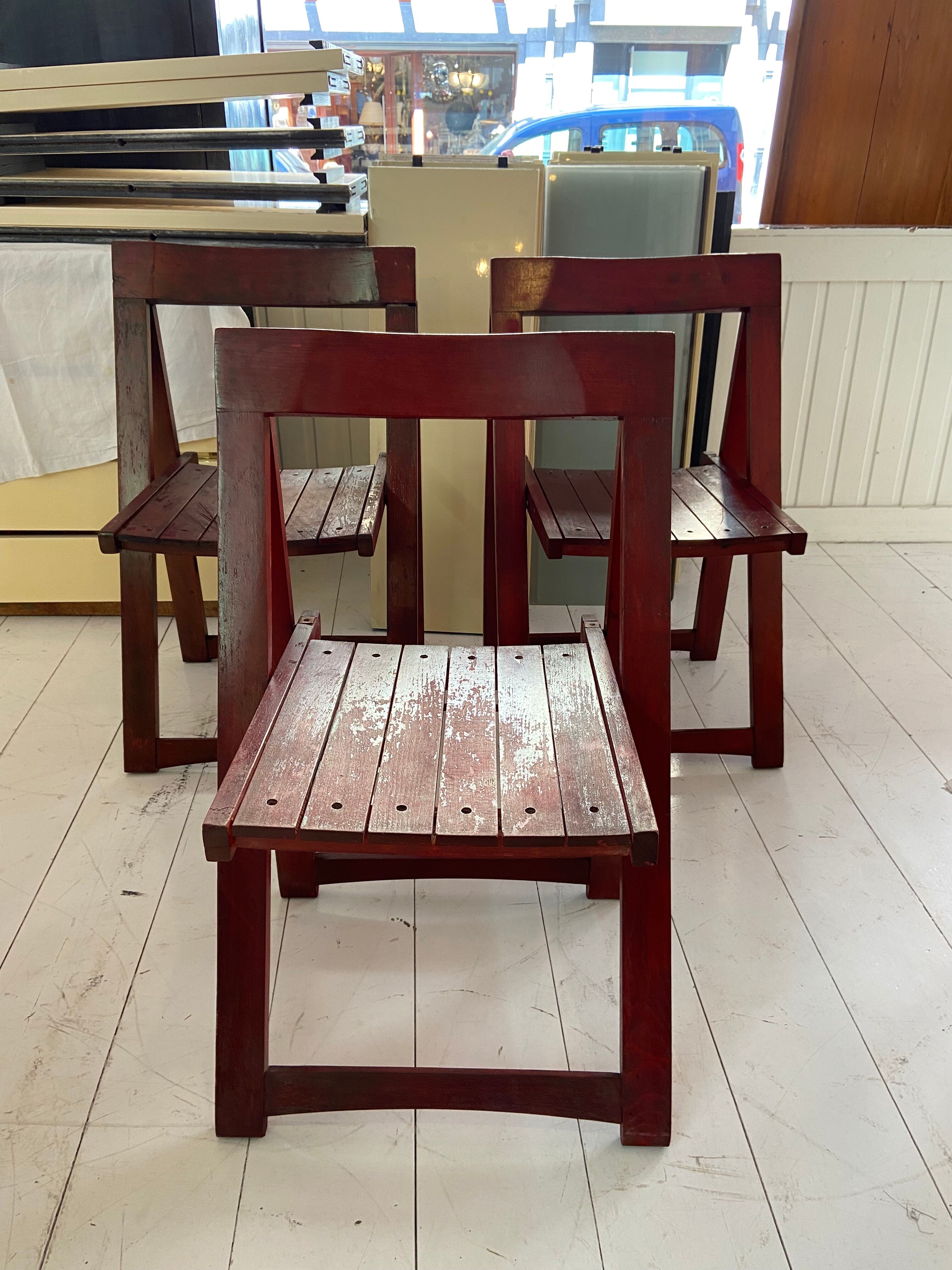 Lot de 3 chaises pliantes