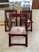 Set of 3 folding chairs